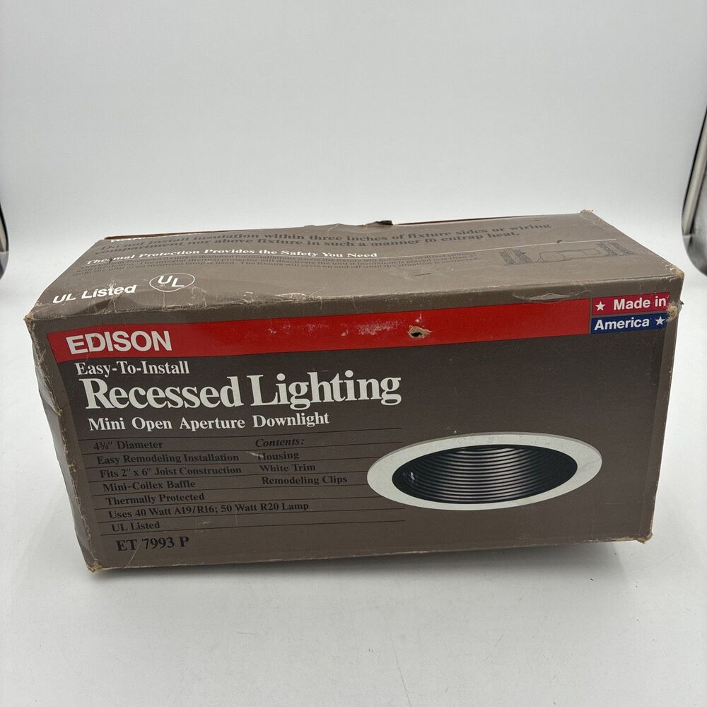 edison recessed lighting et7993p mini open aperture downlight